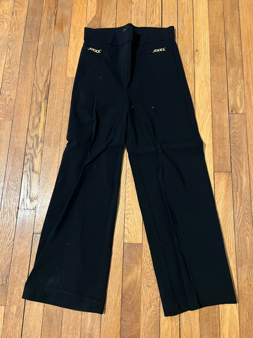 Women's Black Straight-Leg Pants - Classic Workwear
